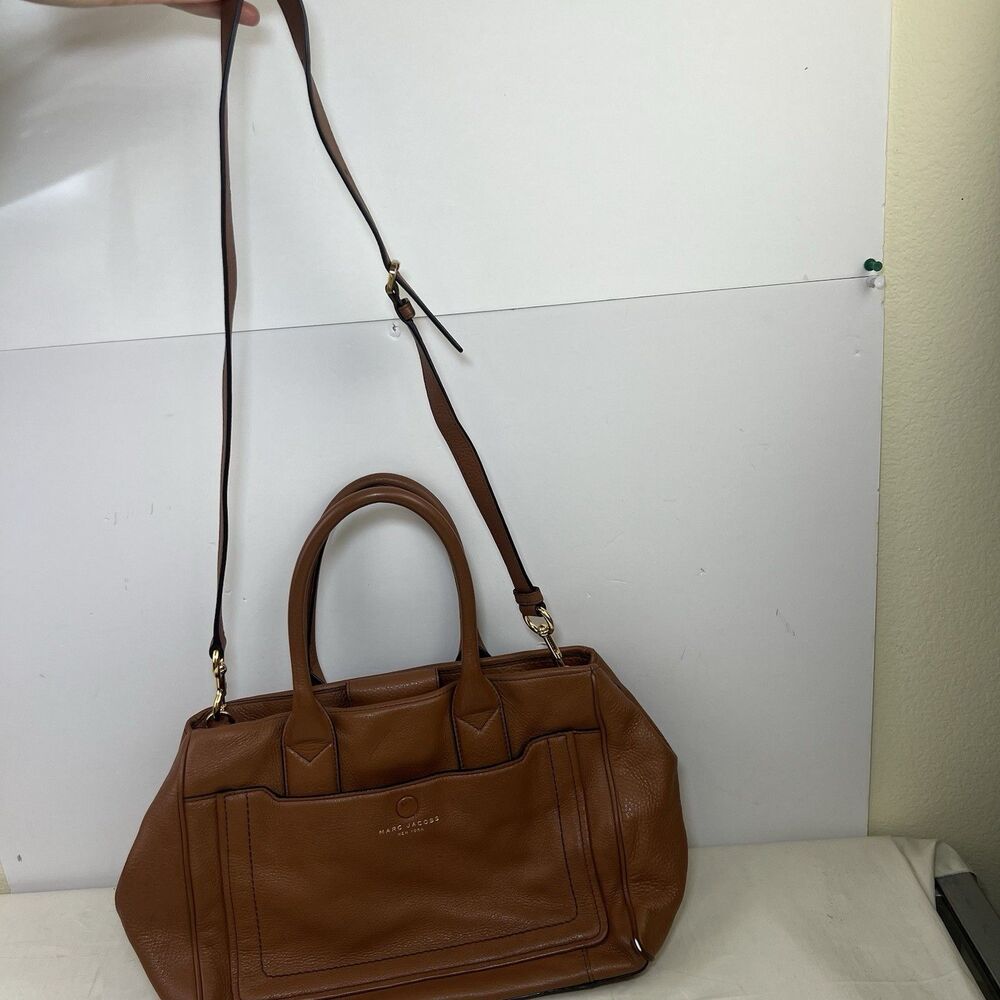 Marc Jacobs Tan Leather Satchel Shoulder Bag - Picture 16 of 16